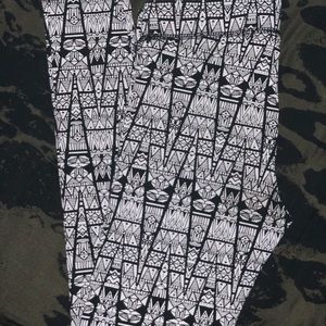 Pink Pattern Leggings Size XS